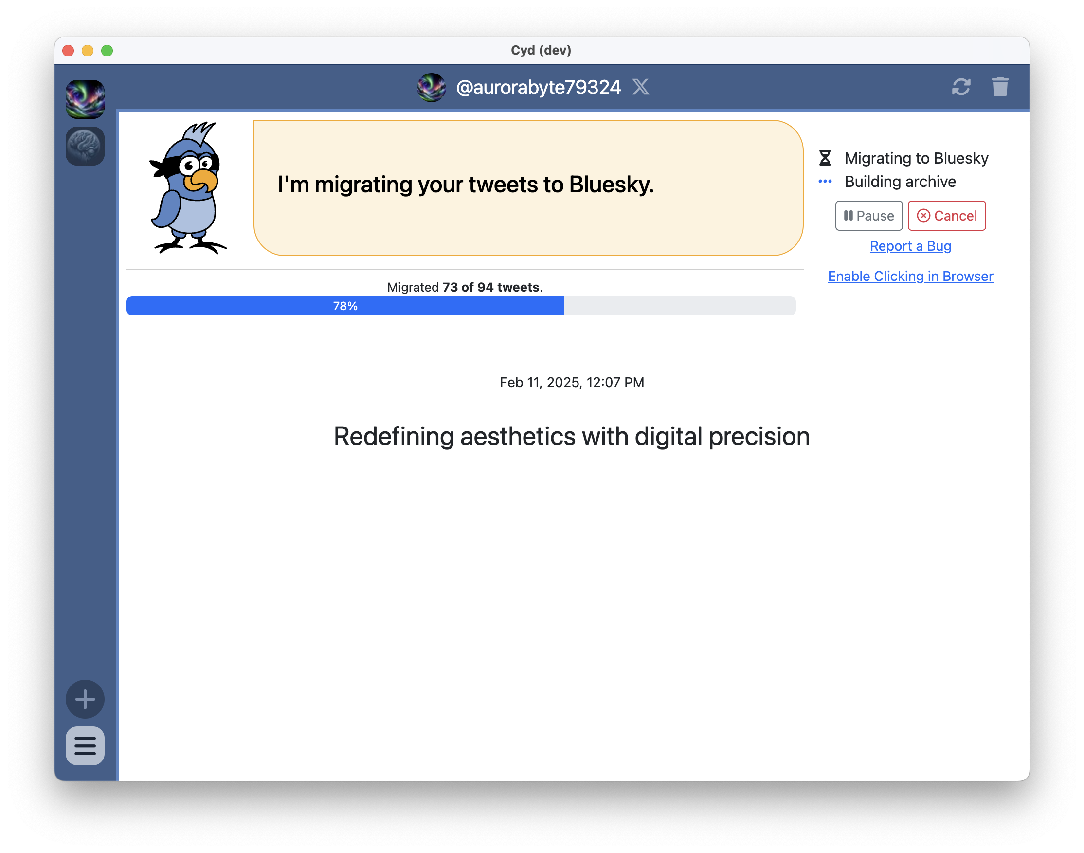 Posting tweets to Bluesky